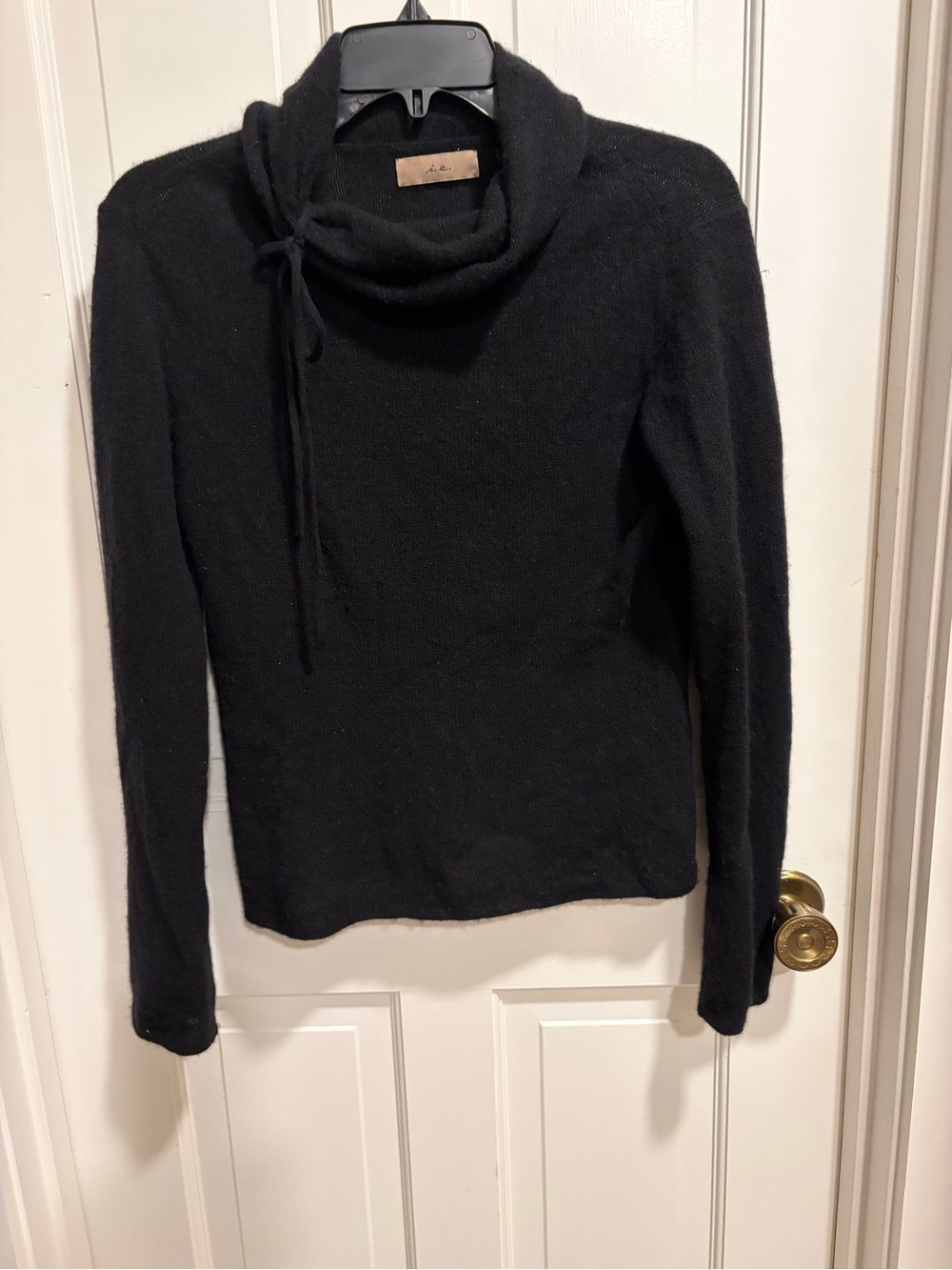 I.e. Black Cashmere Cowl Neck Size Medium